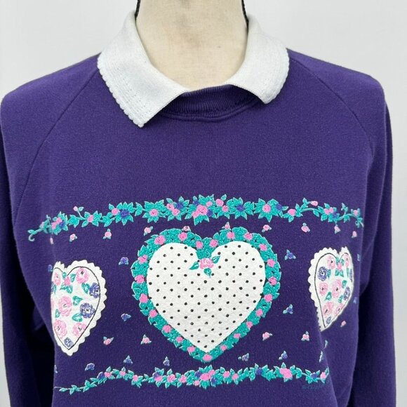 vintage gopher sport collared granny sweater - Picture 3 of 8